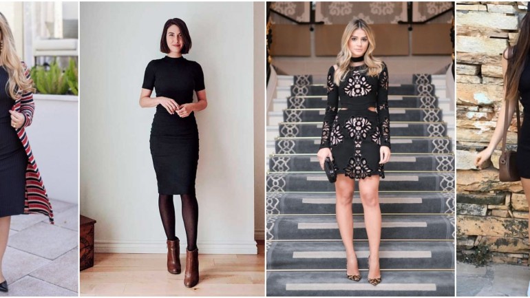 28 Looks de como usar Vestido Tubinho Preto