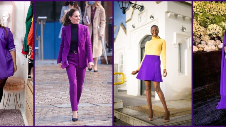 Como usar roxo no look: tendências de roupa roxa