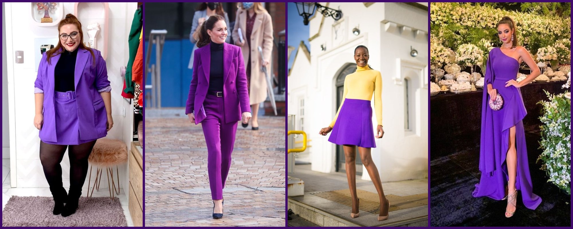 Como usar roxo no look: tendências de roupa roxa