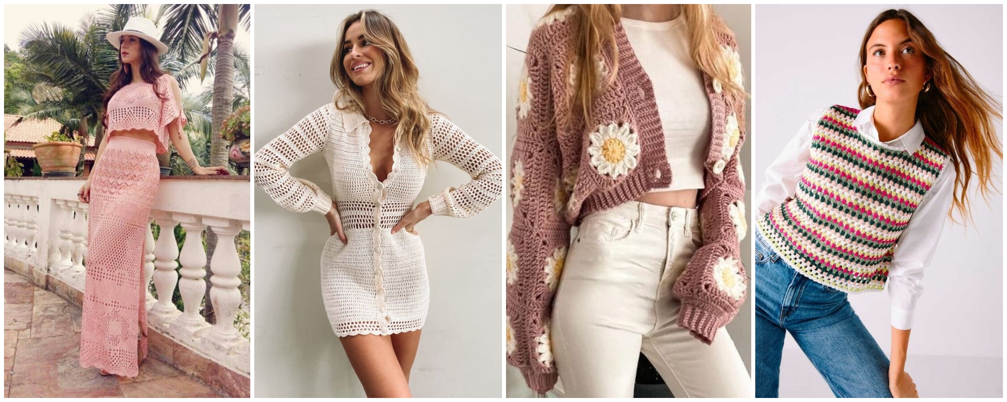 Alerta de Tendência: Looks com roupas de crochê