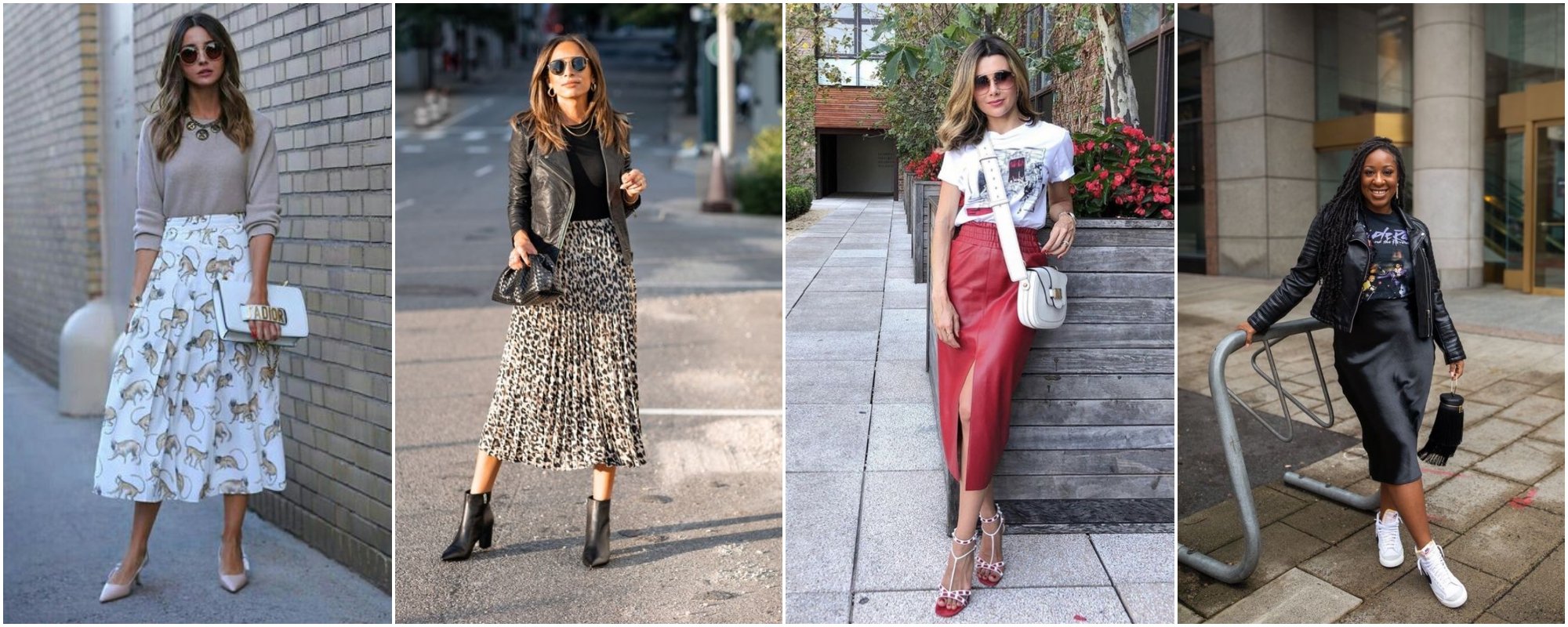 Como usar saia midi: 5 looks midi para casa e no trabalho